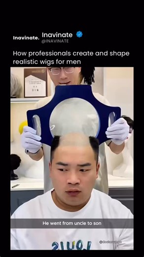 Inavinate on Instagram: "Creating and shaping realistic wigs for men is a detailed process that blends artistry with craftsmanship. It begins with selecting fine human hair strands, which are sorted by color, texture, and direction to mimic natural growth. Each strand is then hand-tied onto a breathable lace or skin-like base, one hair at a time, following the natural pattern of a real scalp. Once the foundation is complete, skilled stylists trim, shape, and fade the hairline with incredible pre