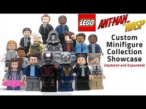 LEGO ANT-MAN AND THE WASP Custom Minifigure Collection Showcase (Updated)