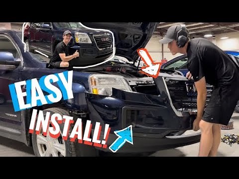 How To EASILY INSTALL 2010-17 GMC Terrain Front Bumper Step by Step Guide