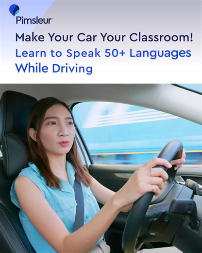 Maximize your daily drive! Pimsleur’s audio lessons let you learn a language hands-free while you commute. | Pimsleur Language Programs