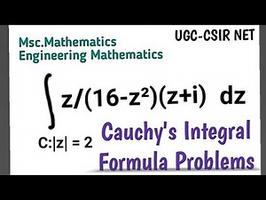 Complex Analysis engineering mathematics | Cauchy's Integral Formula problems