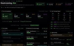 AgentTax: a personal tax command center where AI agents minimize your taxes like you're a billionaire. Watch them set up tax-advantaged accounts, harvest investment losses, maximize every deduction, stack credits you didn't know existed, and structure your side hustle like a Fortune 500. Source: Matt Schlicht | Tech Pulse