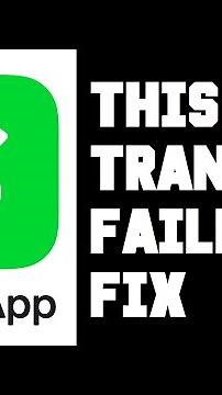 Cash App This Transfer Failed Fix - This Transfer Failed Cash App - Cash App Failed Transfer Help