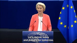 19K views · 833 reactions | European Green Deal, competitiveness, digital and AI, Global Europe, migration, support for Ukraine, EU enlargement. Let's deliver today and prepare for tomorrow. In case you missed this year’s #SOTEU speech by President Ursula von der Leyen, watch the highlights below  | European Commission | Facebook