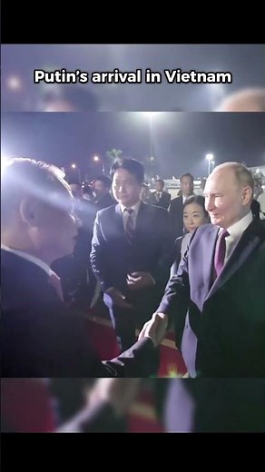 President Putin Arrives in Vietnam — A Symbolic State Visit 🇷🇺🇻🇳