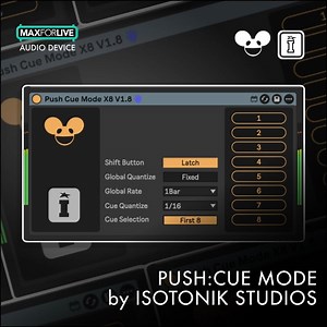 Push: Cue Mode Max for Live device by Isotonik Studios