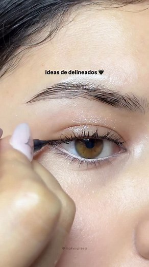 27K views · 569 reactions | Ideas de delineados  Para todos estos delineados usé los delineadores de @flowerknows_global 睊 #Maquillaje #makeup #maquillajetips #maquillajetutorial #maquillajedeojos #tutorial #tutorialdemaquillaje #tipsdemaquillaje #maquillajenatural #maquillajefacil #tutorial #delineado #delineador | Makeupteca | Facebook