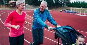 Peter Kline founded "Marathons with Meaning" to help rider-athletes complete marathons. “I started running in my 50s to get in shape and after a few years, I was doing marathons and ultras. I always ran the Las Vegas Marathon and one year, I wrote Make-A-Wish Foundation and Seattle Children’s Hospital to see if they had kids who wanted to run Vegas with me. They thought it was a dumb idea, said these kids want to go to Disneyland or whatever. I said, maybe you should ask them. That’s how we foun