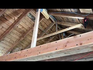 Converting a flat ceiling to a cathedral ceiling Pt 2