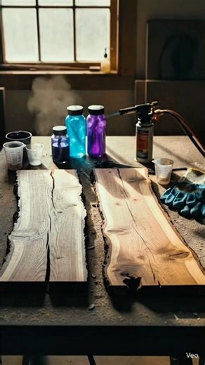 “Turning Burnt Wood Into a $5,000 Table” #viral #usa #shortsfeed #satisfying