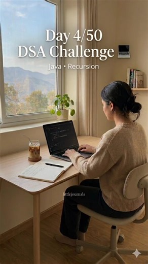 Day 4 of my DSA journey 💻 Solved new problems using recursion. #dsajourney #coding #day4 #pw #gfg