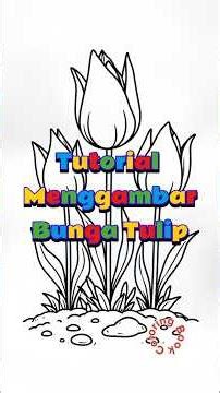 PART 13 ~ Tutorial Menggambar Bunga Tulip