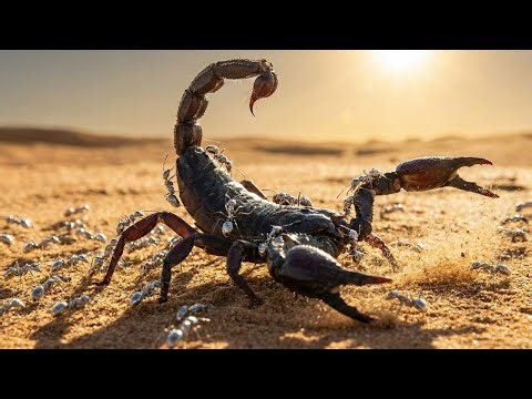 The "David vs Goliath" Angle: "Army of Silver Ants vs. Giant Venomous Scorpion (To The Death)"