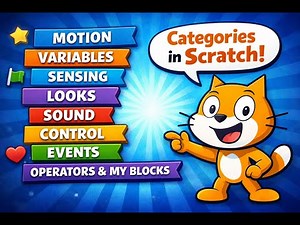 Learn Scratch Coding Categories for Kids | Motion, Control, Events & More