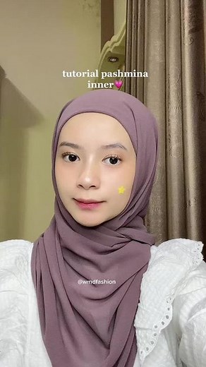 Stylish Pashmina Inner Tutorial by @wmdfashion