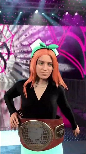 The NXT North American Champion Jazz Fenton ( #dannyphantom) makes her way to the ring #wwe2k26