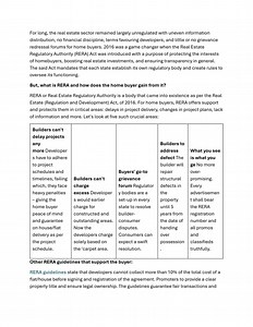 A complete guide to understanding RERA - SlideServe