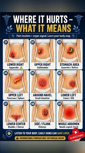 Where abdominal pain hurts and what it may mean