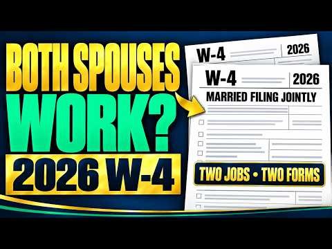 2026 W-4 Multiple Jobs Worksheet: Married Filing Jointly Example