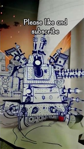 I Drew This War Machine… Then AI Brought It to Life 🤯