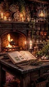 Magical Reading Nook Ambiance 📖✨ #readingambience #witchtok