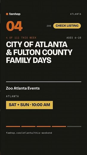 5 things to do with kids in Atlanta this weekend