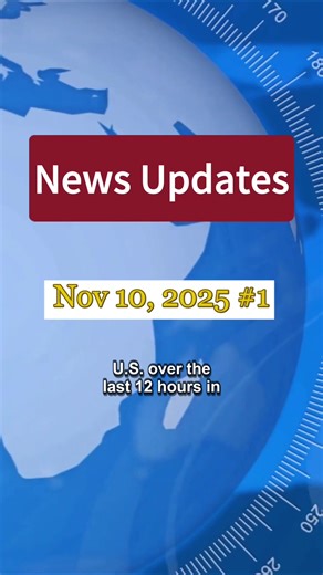 Daily U.S Headlines - Nov 10, 2025 #news #newsupdate #trump #breakingnews #usa