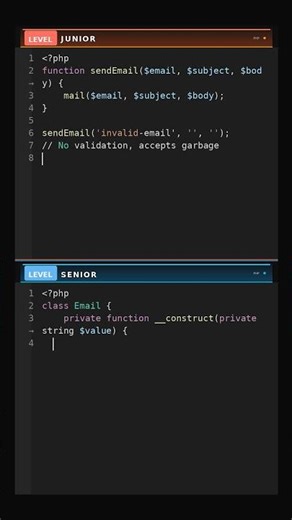 Stringly-Typed-Strings-Everywhere-vs-Value-Objects #abstraction