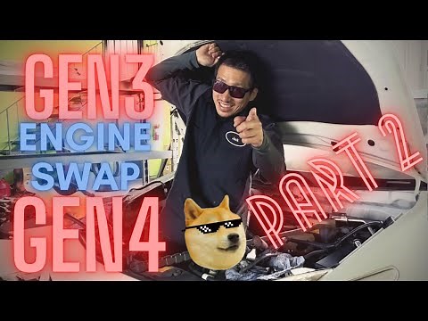Prius Gen3 engine swap with Gen4 - The installation and result