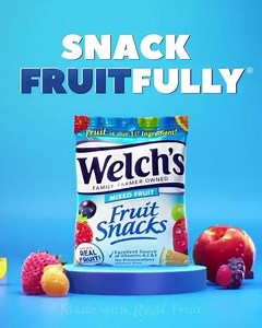 2.8K views · 582 reactions | Made with real fruit, so every bite is bursting with delicious taste. Snack Fruitfully with your favorite Welch’s Fruit Snacks Mixed Fruit!     Welch's Fruit Snacks is available on Lazada and www.acefoodservice.com. | Welch's Fruit Snacks | Facebook