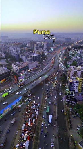 Pune ❤️ | City Lights, Traffic & The Real Vibe of Pune 🏙️✨ | Pune City Reel