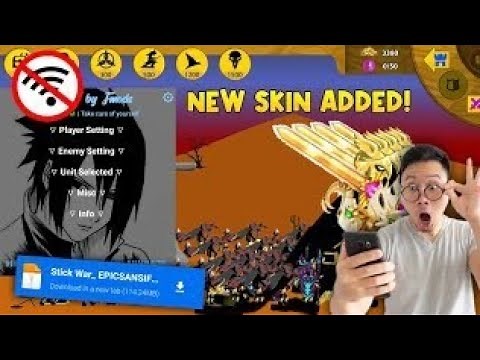 Stick War Legacy Mod Menu v2024.4.18, No Ban, VIP, Unlocked All Skin, New Skin Added | New Update!