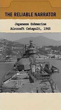 Japanese Submarine Aircraft Catapult, 1945 #history #navy