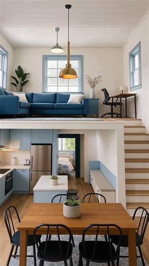 Dream Blue House #house #fbyシvideo #fblifestyle | Homes and Design