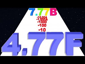 NUMBER MERGE RUN - Number Master 3D (Infinity Mode, Reach 4.77F)