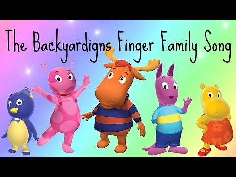 The Backyardigans Finger Family Song / Rhyme Daddy Finger