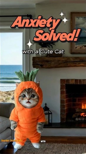 Beat Anxiety in 5 Minutes with the New Feline Therapy. #anxietyhelp #atomichabits #cathumor