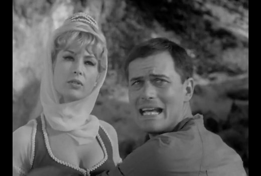 I Dream of Jeannie star Barbara Eden seen in iconic trailer with Larry Hagman