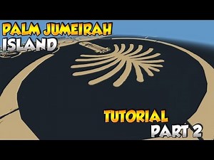 Minecraft Dubai Palm Jumeirah Island Tutorial Part 2