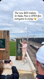 Nina Taylor MP on Instagram: "The new St Kilda Pier is open! #stkilda #stkildapier @parksvic"