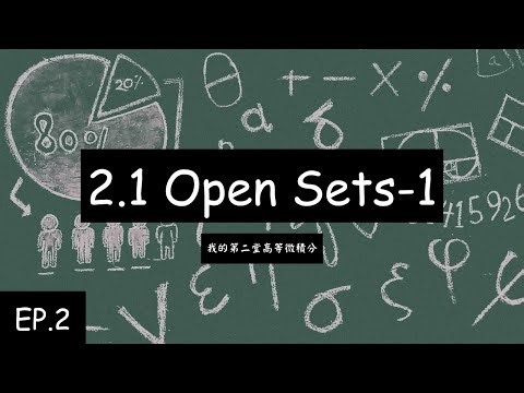 我的第二堂高等微積分 EP.2 | 2.1 Open Sets-1