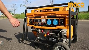 The INGCO 5.5kW generator is a 4 stroke, overhead valve, air cooled engine which delivers exceptional power and performance. It has a high quality copper wire alternator. It features a large 25 Litre fuel tank, which allows for longer running times between refuels. It has both a recoil and electric start system. The electric start uses a transistor controlled ignition system which leads to longer engine life, increased power, better fuel economy and better cold weather starts. The INGCO 5.5kW ge