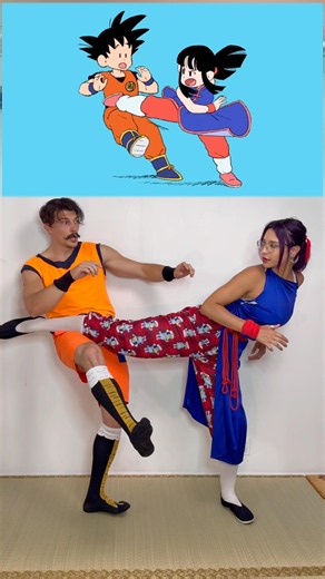 Dragon Ball Pose IRL🔥🔥🔥 #goku #chichi #dragonball #anime #animeedit #pose #irl #dbz #dbs