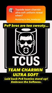 The official Team Charmin Ultra Soft logo! Our Arc Raiders separate PvE mode will come in due time, the PvP bros will be responsible for it’s inevitable addition. #gamer #gaming #pcgaming #playstation #xbox #nintendo #gamingclips | OVG Direct