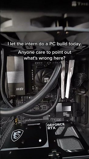 We let the intern build a PC 😨