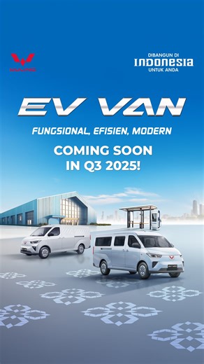 5.2K views · 113 reactions | Yes, it’s finally here! Wuling EV Van kini hadir di PEVS 2025, siap jadi solusi mobil niaga yang lebih ramah lingkungan dan efisien. Dengan kapasitas luas dan tenaga kuat, semua jadi lebih mudah. Yuk, mampir ke booth Wuling PEVS 2025 dan jadi yang pertama melihat langsung sama EV Van.  29 April - 4 Mei 2025 Hall B3, Booth A19, JIExpo Kemayoran #WulingMotors #DriveForABetterLife #DriveForAGreenLife | Wuling Motors Indonesia | Facebook