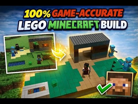 This LEGO Minecraft Build Is 100% Game-Accurate Episode 1