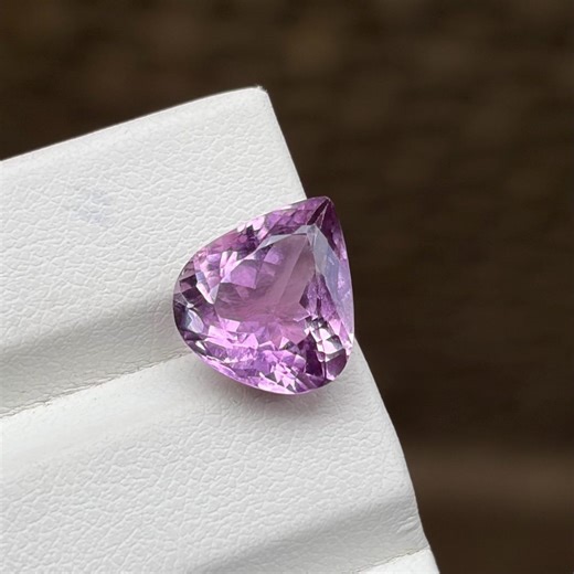 Amethyst Pear Shape African Origin | Natural Faceted 4.75 Carat Gemstone | February Birthstone | Jewelry Crafting | Father's Day Gift - Etsy