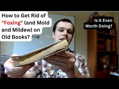 What is Foxing and How to Remove Foxing in Old Books - The Pros, Cons, and My Thoughts