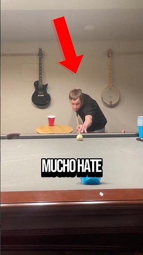 His pool tricks are so good they look fake! 😱😱 #fyp